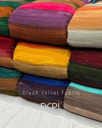 High-Quality Crush Velvet | GSM 200–280 | Upholstery, Drapes, Cushion Covers, Festive Wear Fabric  in Surat